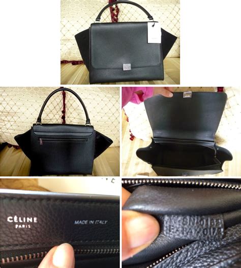 celine trapeze bag serial number|real celine purses.